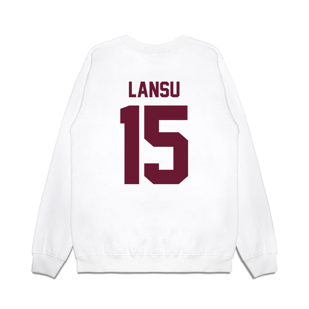 Minnesota - NCAA Football : Owen Lansu - Vintage Helmet Premium Crewneck Sweatshirt-1