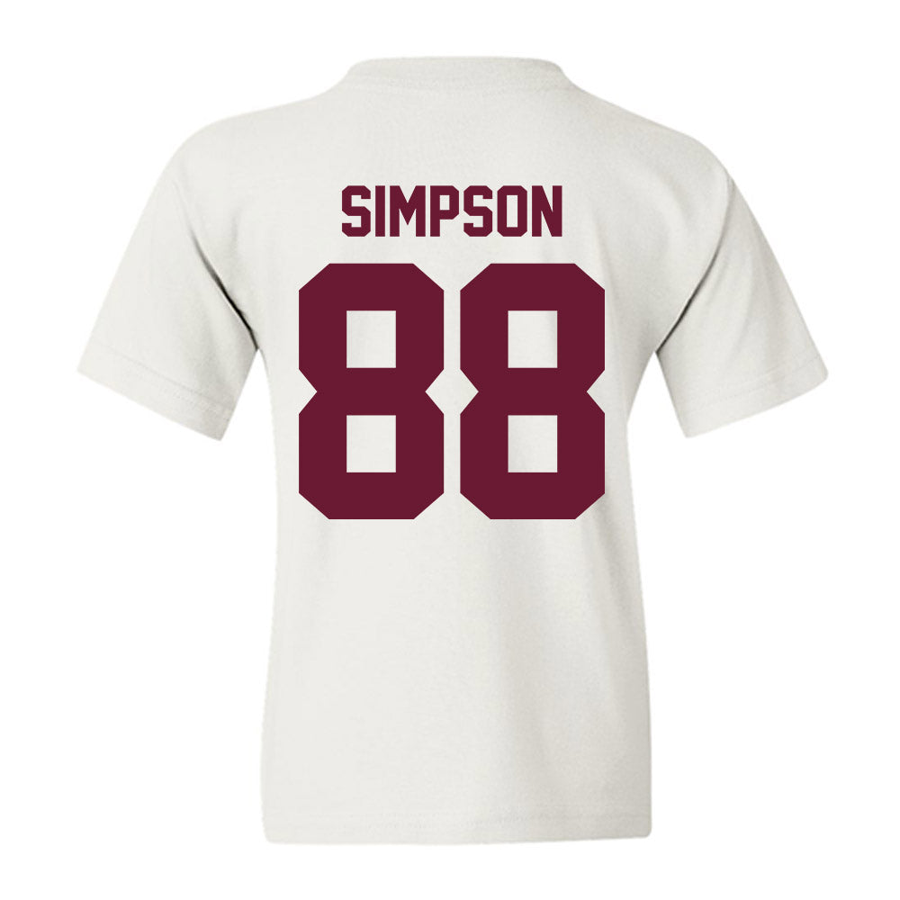 Minnesota - NCAA Football : Jacob Simpson - Vintage Helmet Youth T-Shirt-1