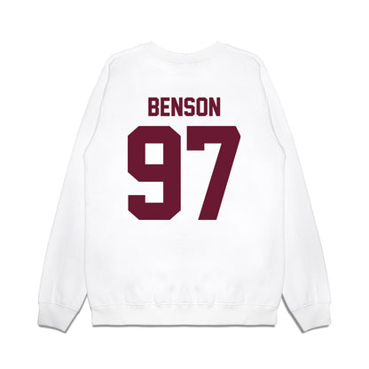 Minnesota - NCAA Football : Jeremiah Benson - Vintage Helmet Premium Crewneck Sweatshirt-1