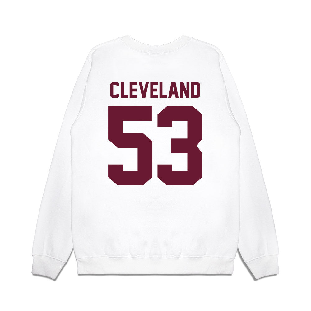 Minnesota - NCAA Football : Nate Cleveland - Vintage Helmet Premium Crewneck Sweatshirt-1