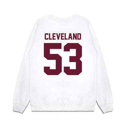 Minnesota - NCAA Football : Nate Cleveland - Vintage Helmet Premium Crewneck Sweatshirt-1