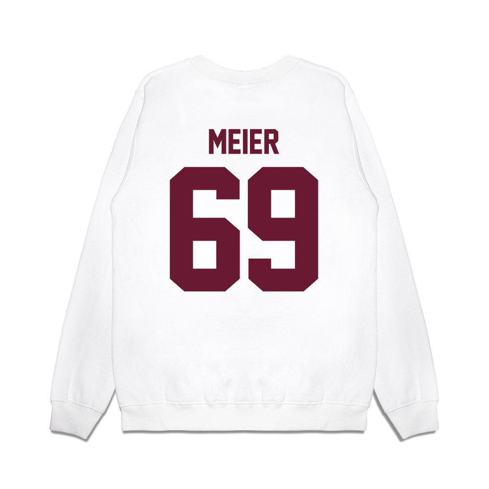 Minnesota - NCAA Football : Gavin Meier - Vintage Helmet Premium Crewneck Sweatshirt-1