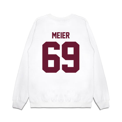 Minnesota - NCAA Football : Gavin Meier - Vintage Helmet Premium Crewneck Sweatshirt-1