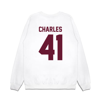 Minnesota - NCAA Football : Anthony Charles - Vintage Helmet Premium Crewneck Sweatshirt-1