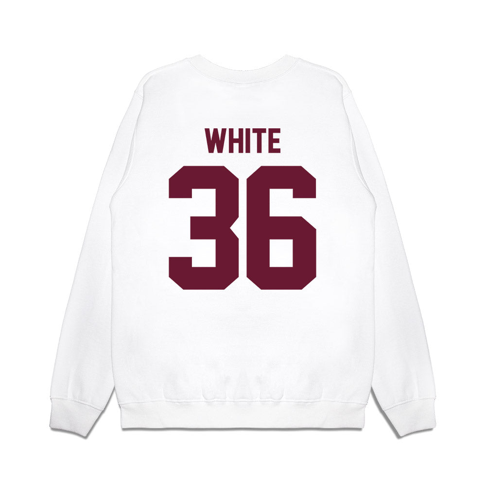 Minnesota - NCAA Football : Tavian White - Vintage Helmet Premium Crewneck Sweatshirt-1