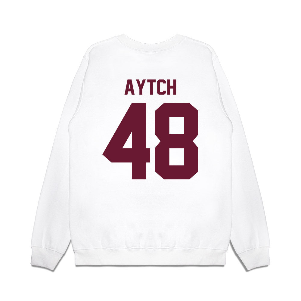 Minnesota - NCAA Football : Aaden Aytch - Vintage Helmet Premium Crewneck Sweatshirt-1