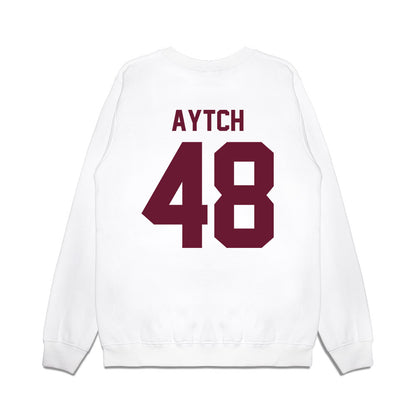 Minnesota - NCAA Football : Aaden Aytch - Vintage Helmet Premium Crewneck Sweatshirt-1