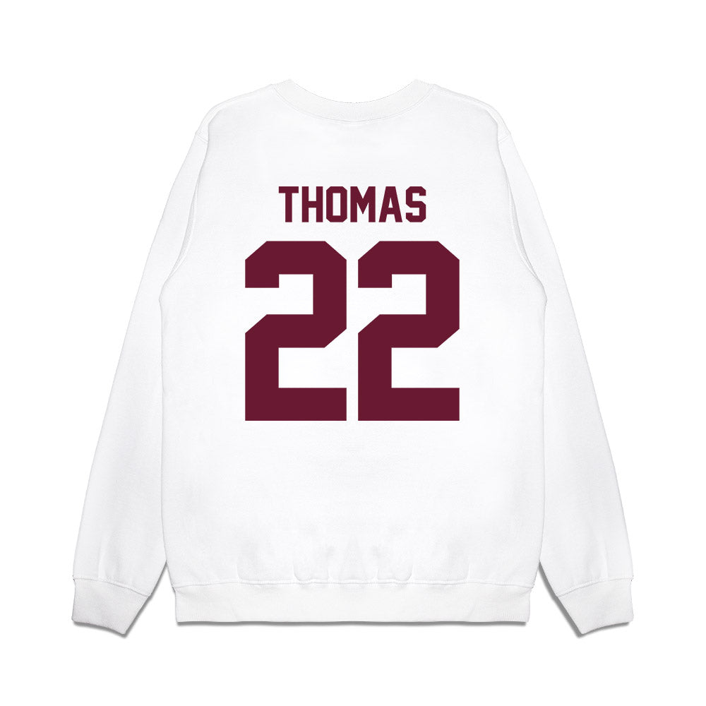 Minnesota - NCAA Football : Jaron Thomas - Vintage Helmet Premium Crewneck Sweatshirt-1