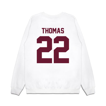 Minnesota - NCAA Football : Jaron Thomas - Vintage Helmet Premium Crewneck Sweatshirt-1
