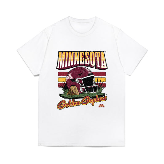 Minnesota - NCAA Football : Josiah Dozier - Vintage Helmet Comfort Colors T-Shirt-0