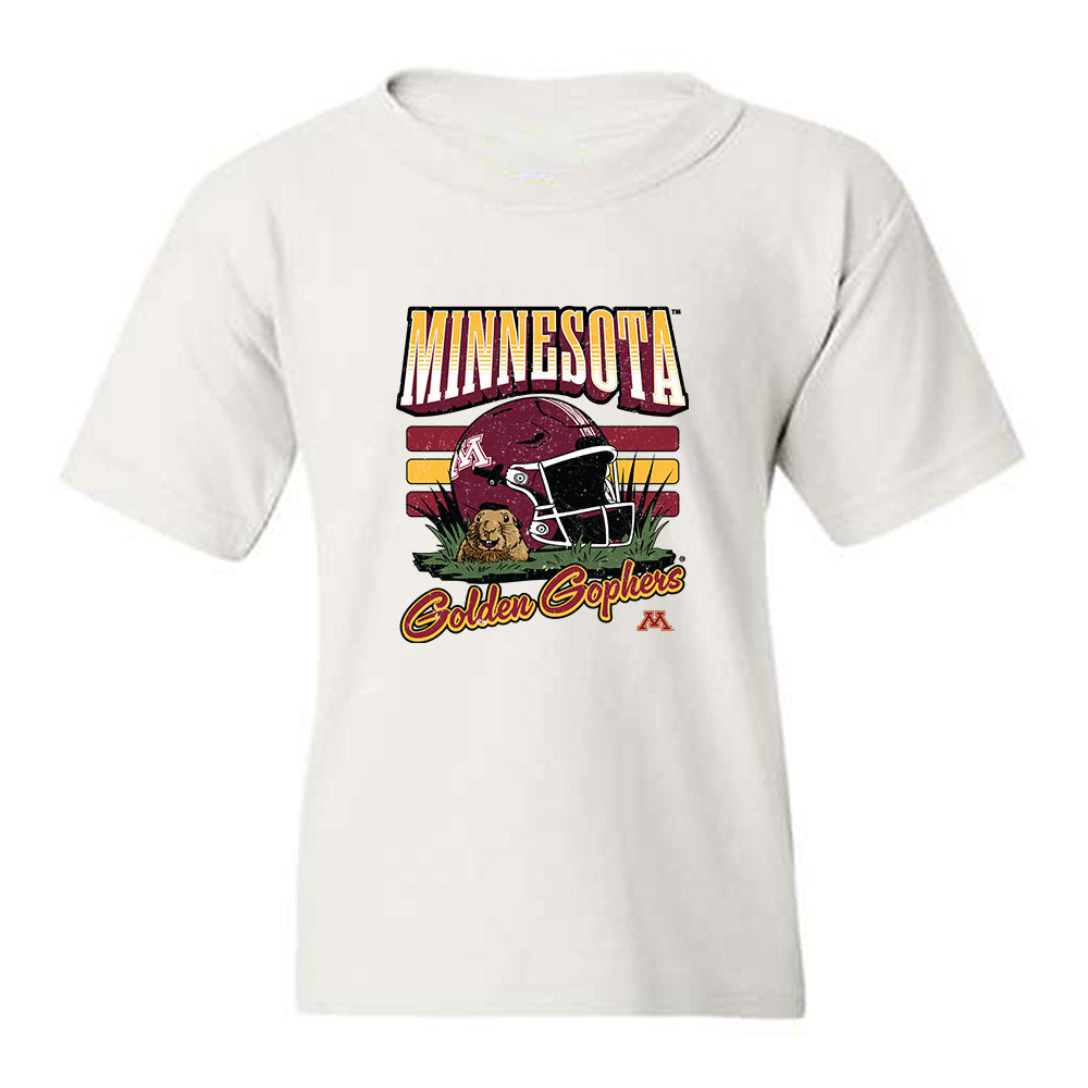 Minnesota - NCAA Football : Aaden Aytch - Vintage Helmet Youth T-Shirt-0