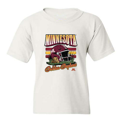 Minnesota - NCAA Football : Aaden Aytch - Vintage Helmet Youth T-Shirt-0