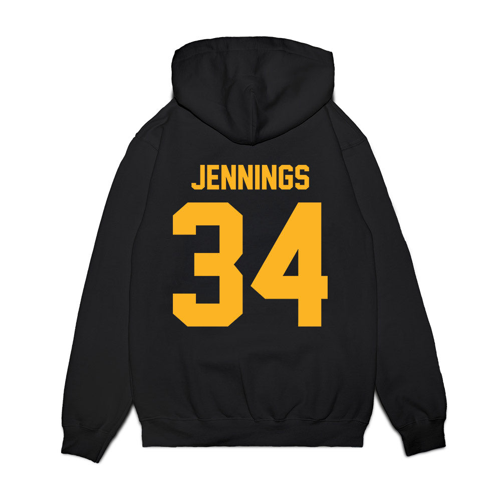 Pittsburgh - NCAA Football : Marcus Jennings - Vintage Helmet Premium Hooded Sweatshirt-1