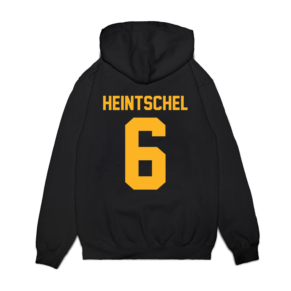 Pittsburgh - NCAA Football : Mason Heintschel - Vintage Helmet Premium Hooded Sweatshirt-1