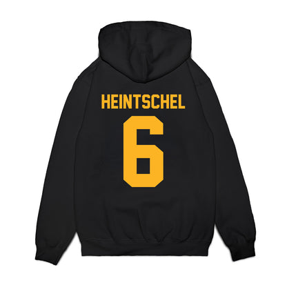 Pittsburgh - NCAA Football : Mason Heintschel - Vintage Helmet Premium Hooded Sweatshirt-1