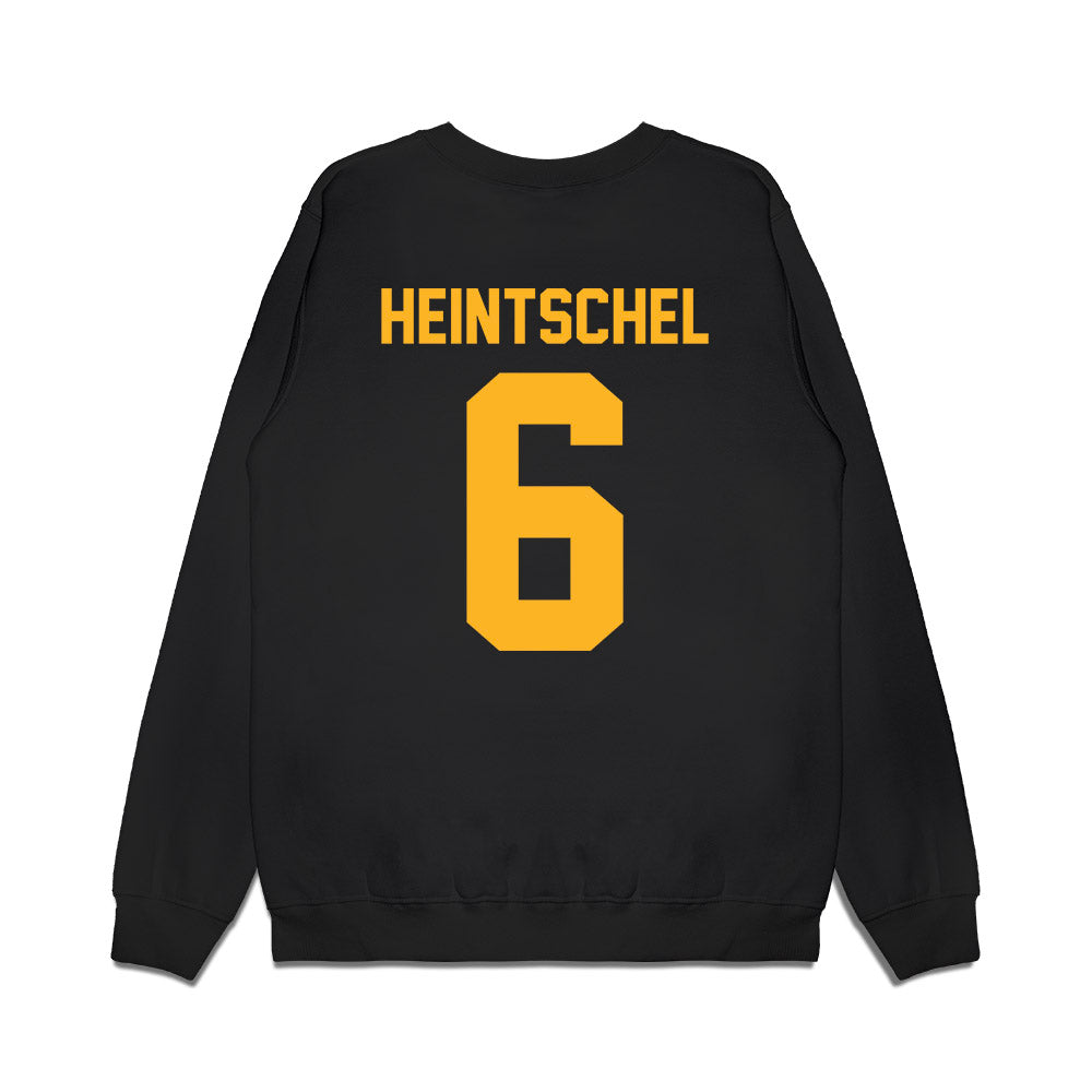 Pittsburgh - NCAA Football : Mason Heintschel - Vintage Helmet Premium Crewneck Sweatshirt-1