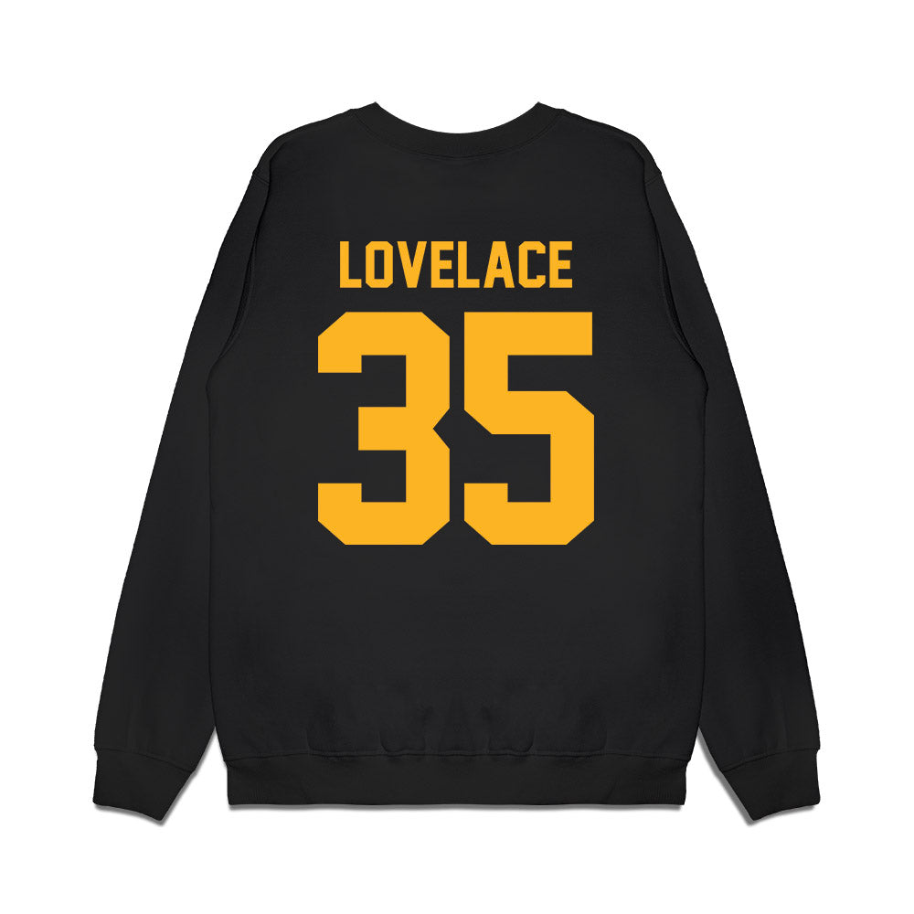 Pittsburgh - NCAA Football : Braylan Lovelace - Vintage Helmet Premium Crewneck Sweatshirt-1