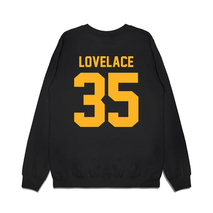 Pittsburgh - NCAA Football : Braylan Lovelace - Vintage Helmet Premium Crewneck Sweatshirt-1