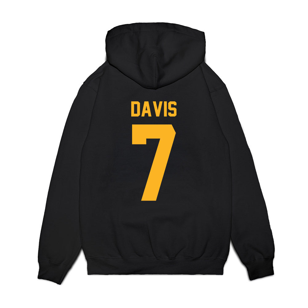 Pittsburgh - NCAA Football : Vincent Davis - Vintage Helmet Premium Hooded Sweatshirt-1
