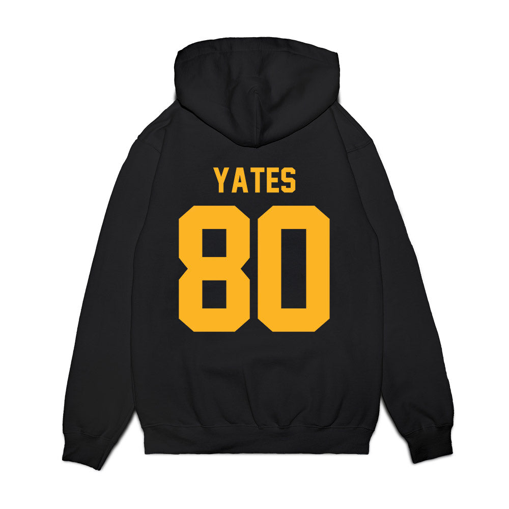 Pittsburgh - NCAA Football : Bryce Yates - Vintage Helmet Premium Hooded Sweatshirt-1