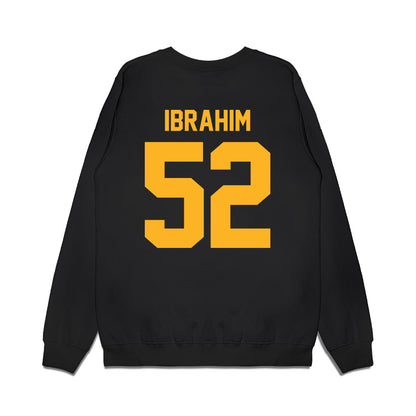 Pittsburgh - NCAA Football : Abraham Ibrahim - Vintage Helmet Premium Crewneck Sweatshirt-1
