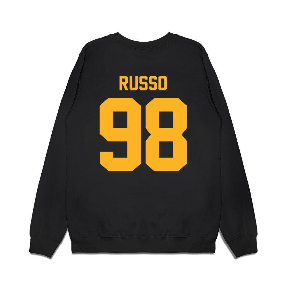 Pittsburgh - NCAA Football : Gabe Russo - Vintage Helmet Premium Crewneck Sweatshirt-1