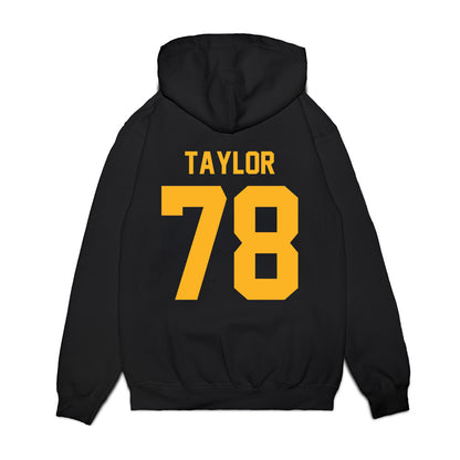 Pittsburgh - NCAA Football : Branson Taylor - Vintage Helmet Premium Hooded Sweatshirt-1