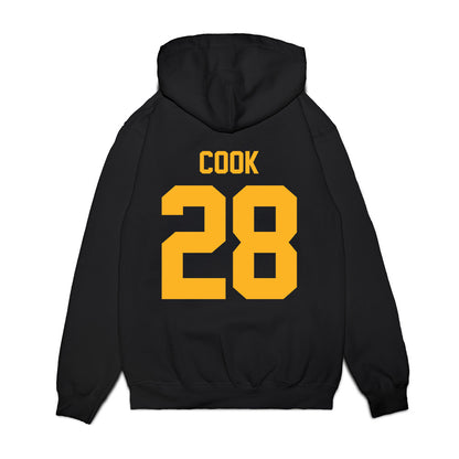 Pittsburgh - NCAA Football : Justin Cook - Vintage Helmet Premium Hooded Sweatshirt-1