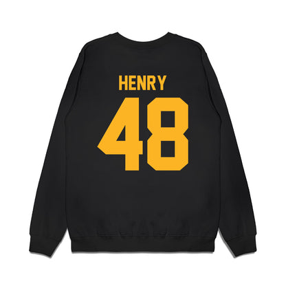 Pittsburgh - NCAA Football : Jakson Henry - Vintage Helmet Premium Crewneck Sweatshirt-1
