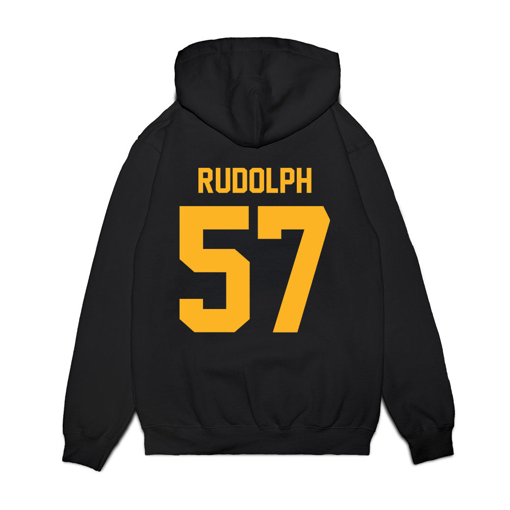 Pittsburgh - NCAA Football : Alexander Rudolph - Vintage Helmet Premium Hooded Sweatshirt-1