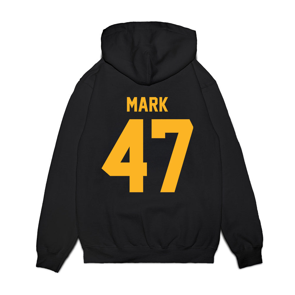 Pittsburgh - NCAA Football : Jaxson Mark - Vintage Helmet Premium Hooded Sweatshirt-1