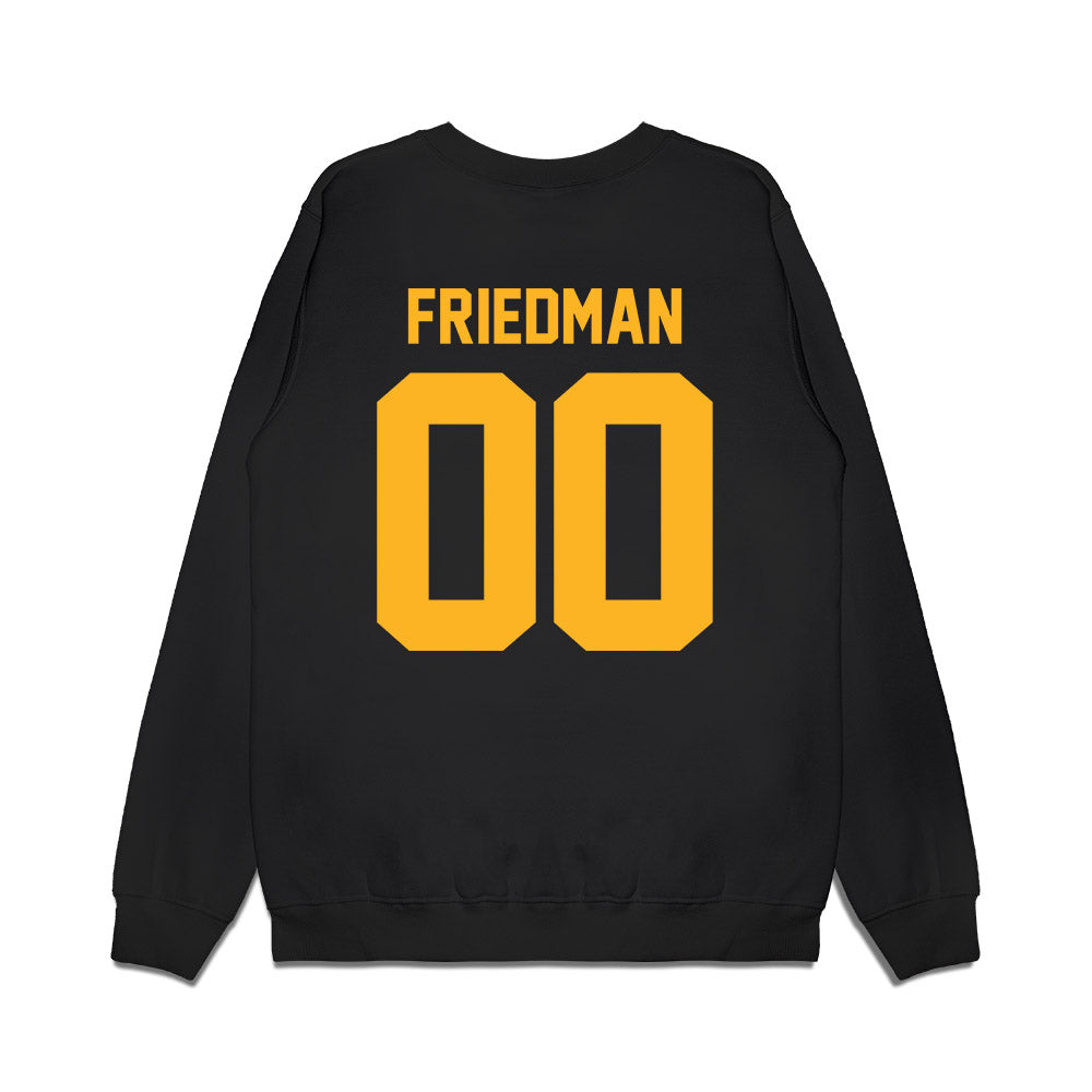 Pittsburgh - NCAA Football : Davin Friedman - Vintage Helmet Premium Crewneck Sweatshirt-1