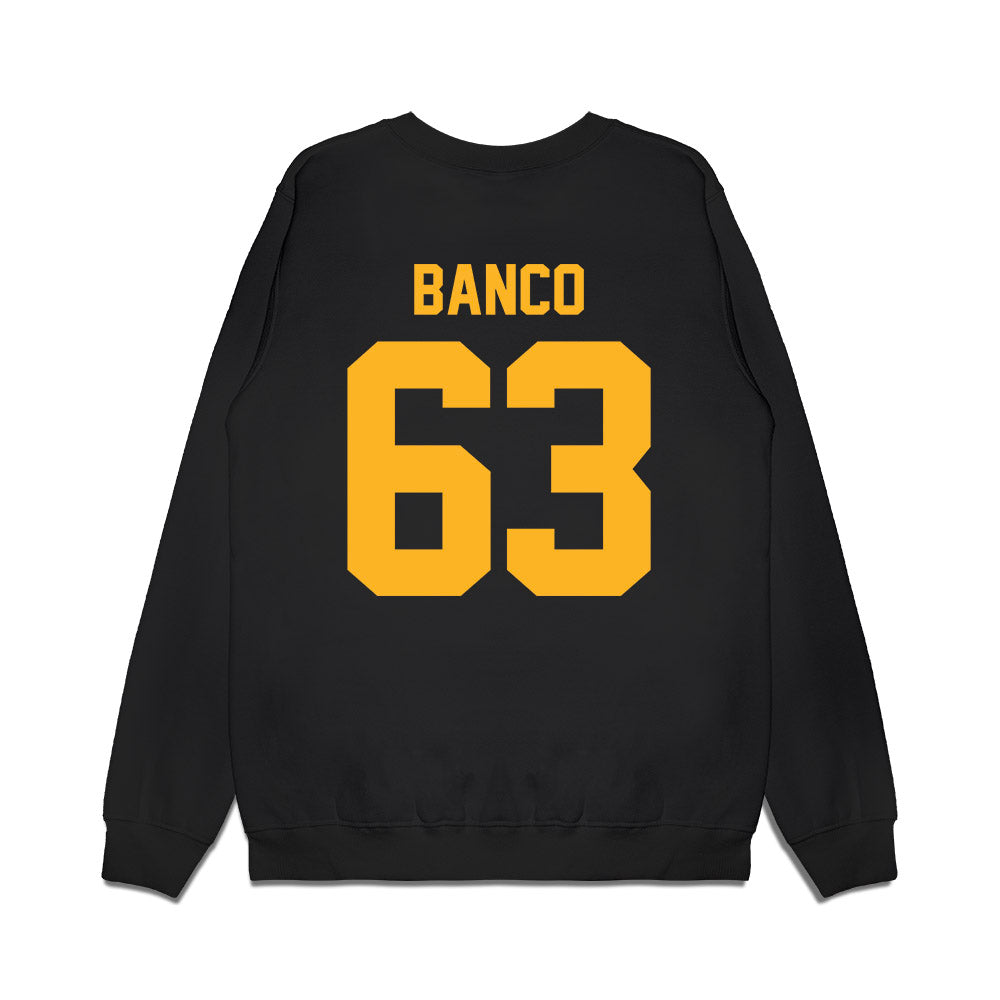 Pittsburgh - NCAA Football : Ty Banco - Vintage Helmet Premium Crewneck Sweatshirt-1