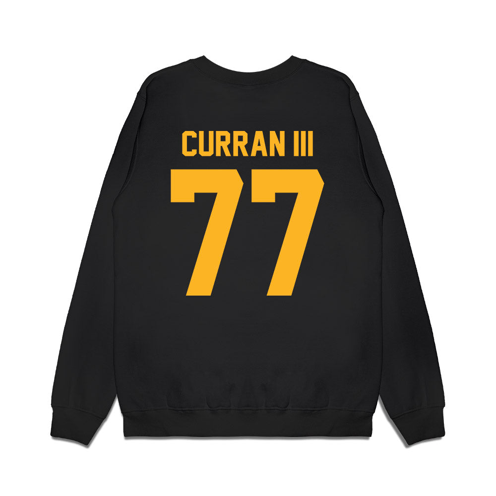 Pittsburgh - NCAA Football : John Curran III - Vintage Helmet Premium Crewneck Sweatshirt-1