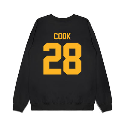 Pittsburgh - NCAA Football : Justin Cook - Vintage Helmet Premium Crewneck Sweatshirt-1