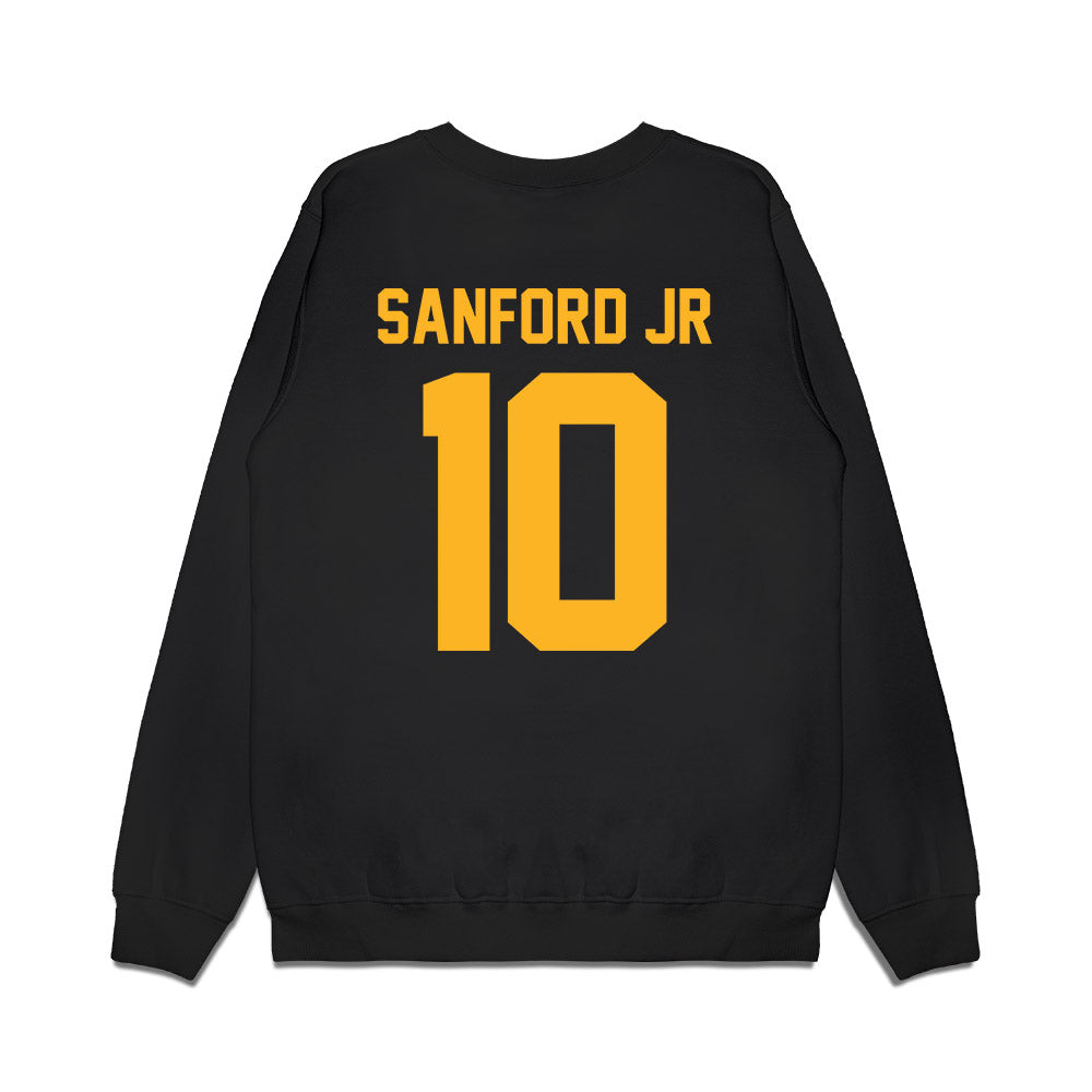 Pittsburgh - NCAA Football : Alex Sanford JR - Vintage Helmet Premium Crewneck Sweatshirt-1