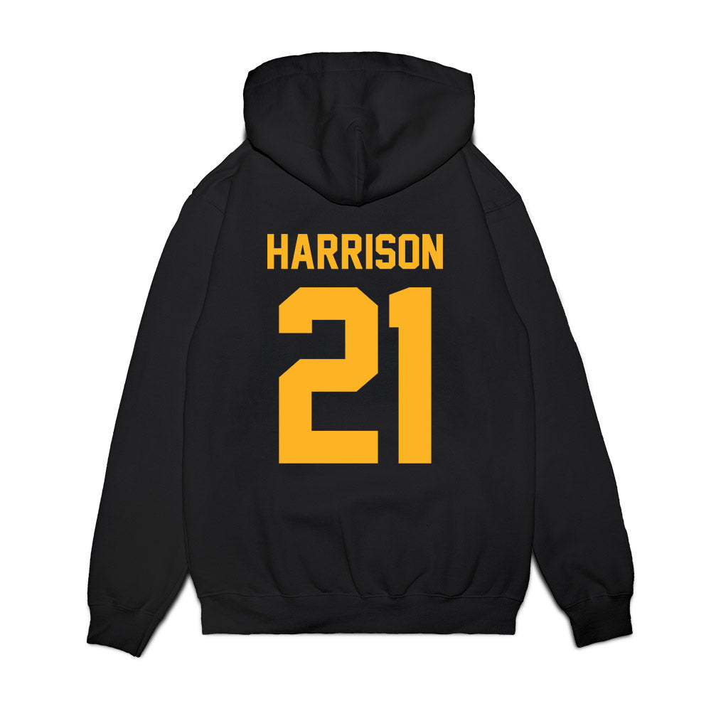 Pittsburgh - NCAA Football : Shadarian Harrison - Vintage Helmet Premium Hooded Sweatshirt-1