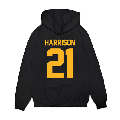 Pittsburgh - NCAA Football : Shadarian Harrison - Vintage Helmet Premium Hooded Sweatshirt-1
