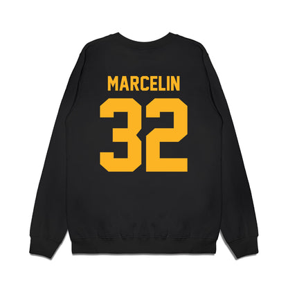 Pittsburgh - NCAA Football : Jeremiah Marcelin - Vintage Helmet Premium Crewneck Sweatshirt-1