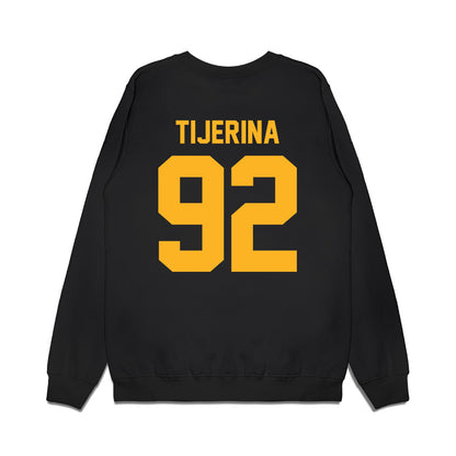 Pittsburgh - NCAA Football : Kaemon Tijerina - Vintage Helmet Premium Crewneck Sweatshirt-1