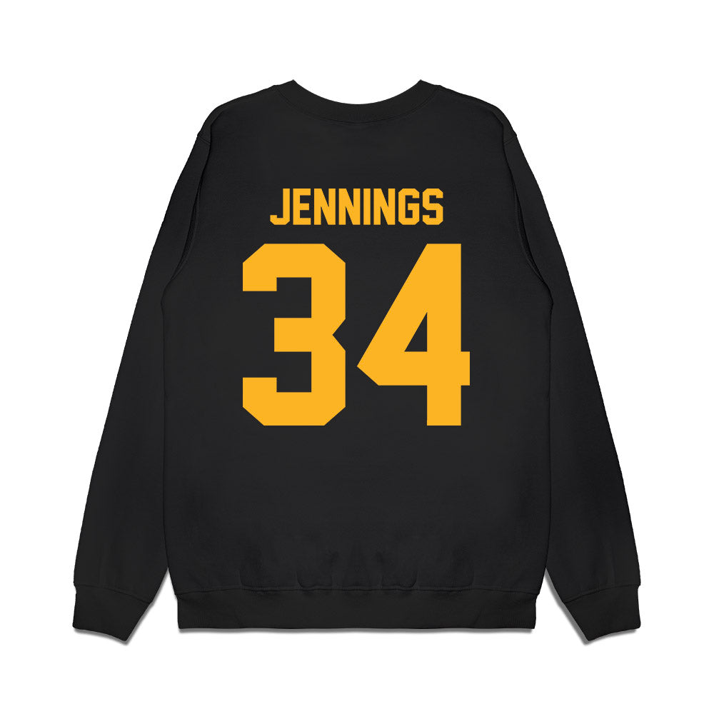 Pittsburgh - NCAA Football : Marcus Jennings - Vintage Helmet Premium Crewneck Sweatshirt-1