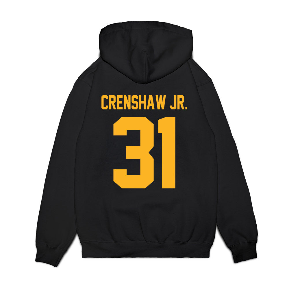 Baylor - NCAA Football : Anthony Crenshaw Jr. - Vintage Helmet Premium Hooded Sweatshirt-1