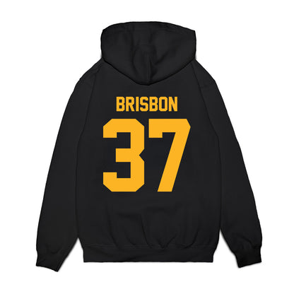 Baylor - NCAA Football : Demetrius Brisbon - Vintage Helmet Premium Hooded Sweatshirt-1