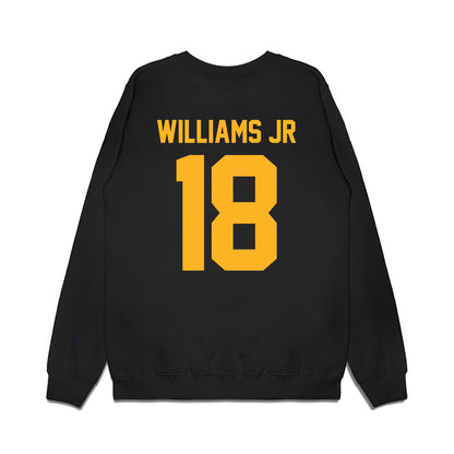 Baylor - NCAA Football : Taz Williams Jr - Vintage Helmet Premium Crewneck Sweatshirt-1