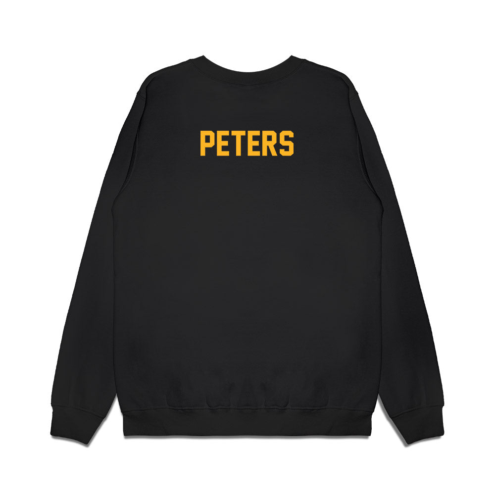 Baylor - NCAA Football : Davion Peters - Vintage Helmet Premium Crewneck Sweatshirt-1
