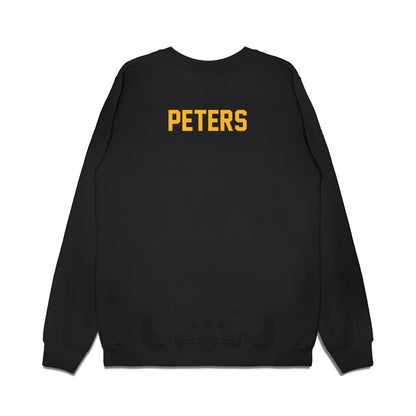 Baylor - NCAA Football : Davion Peters - Vintage Helmet Premium Crewneck Sweatshirt-1