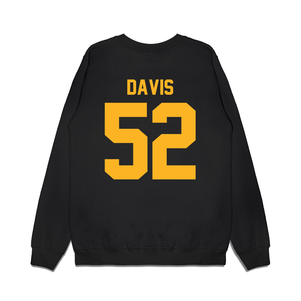 Baylor - NCAA Football : Ryan Davis - Vintage Helmet Premium Crewneck Sweatshirt-1