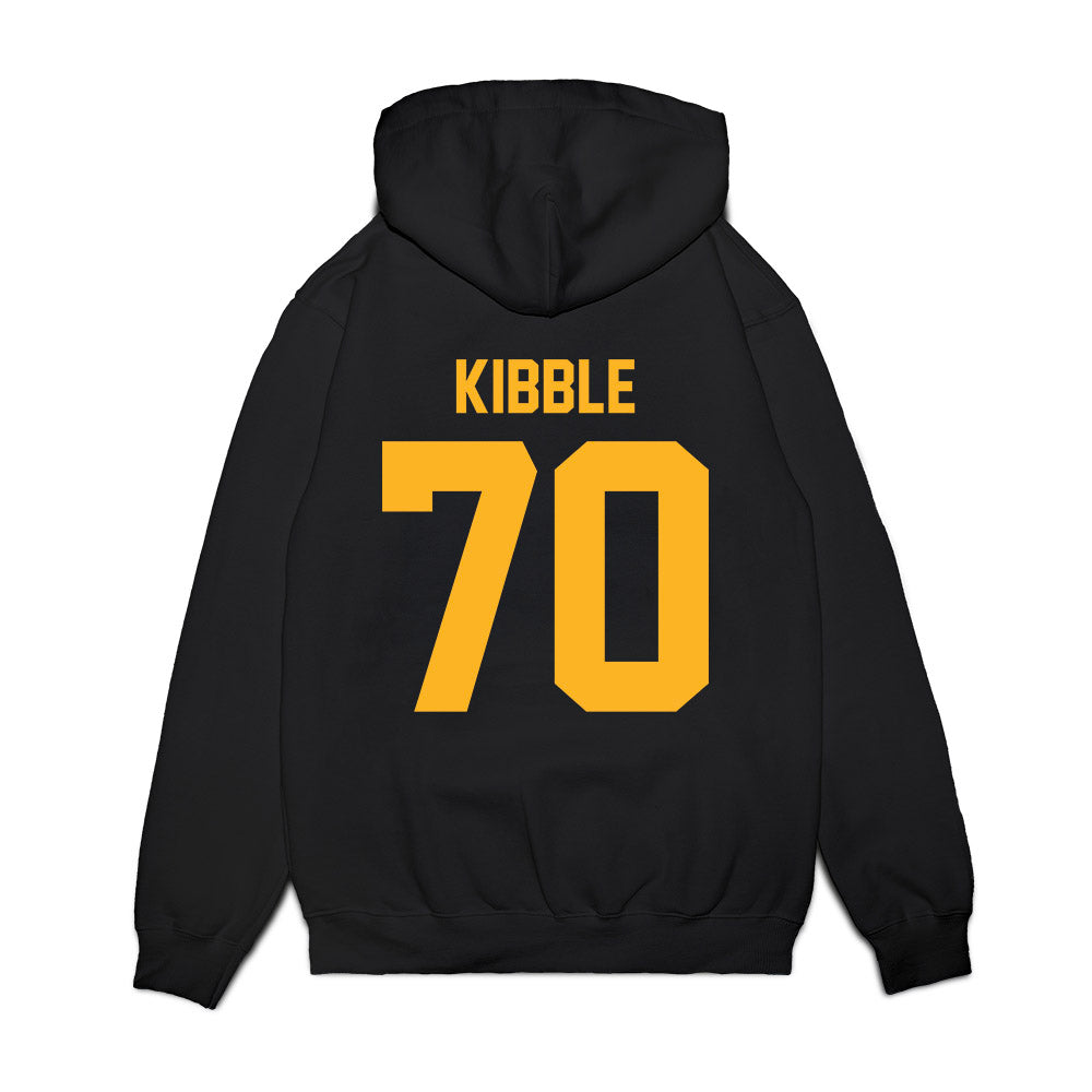 Baylor - NCAA Football : Nate Kibble - Vintage Helmet Premium Hooded Sweatshirt-1