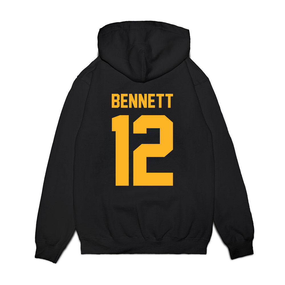 Baylor - NCAA Football : Nate Bennett - Vintage Helmet Premium Hooded Sweatshirt-1
