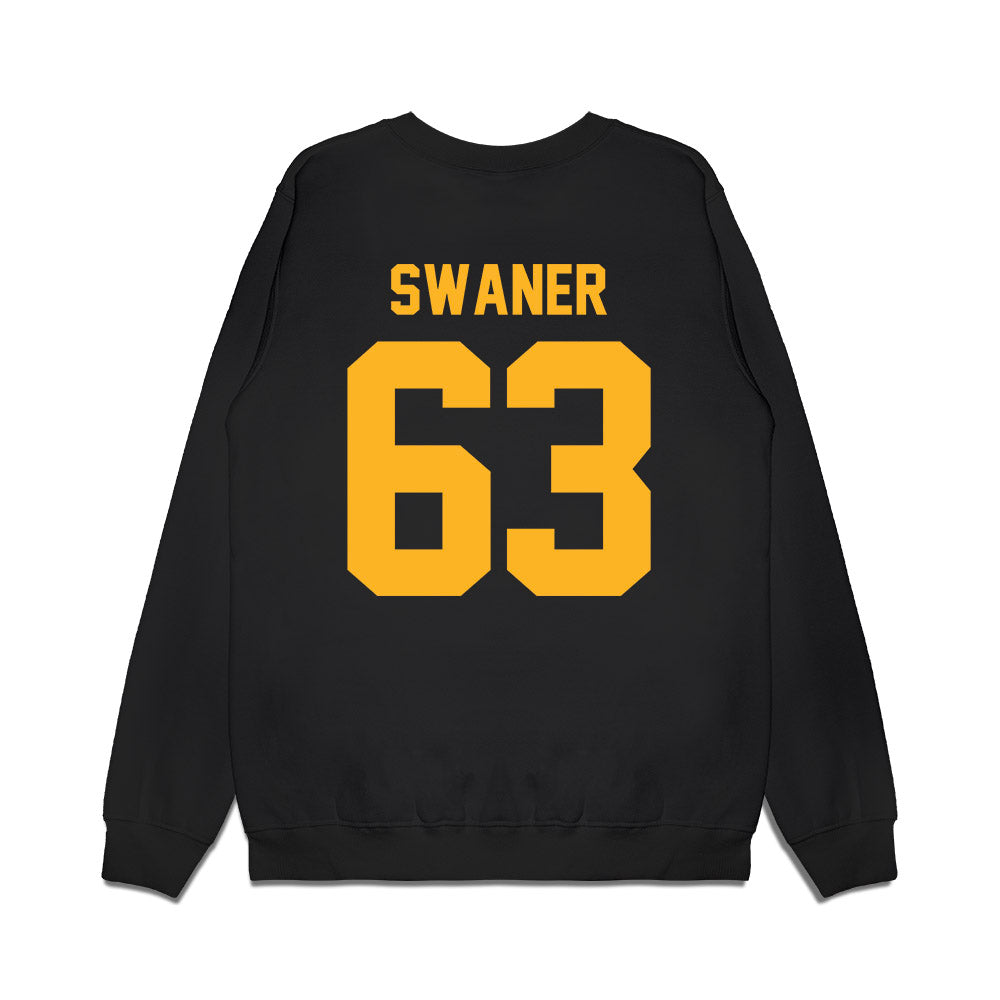 Baylor - NCAA Football : Wyatt Swaner - Vintage Helmet Premium Crewneck Sweatshirt-1